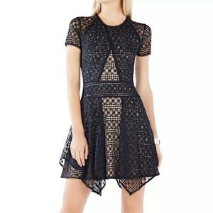 BCBGMaxAzria Lace cocktail dress M